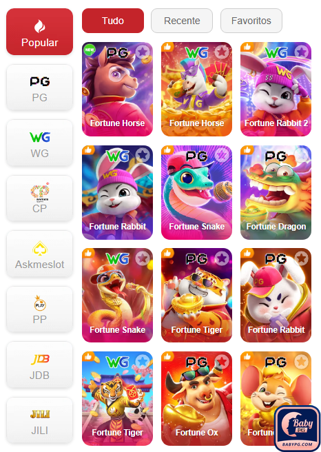 Experiência de Jogos babypg.com